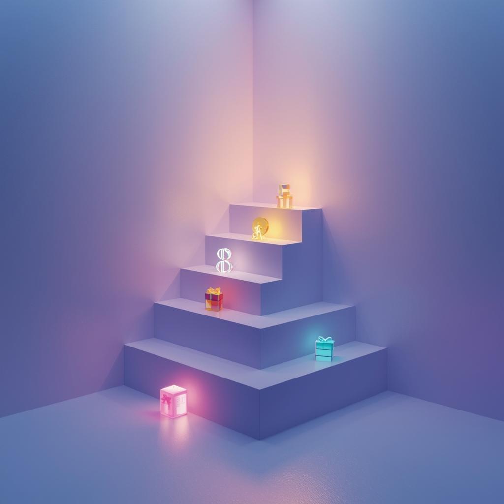 Структура уровней, механика начисления и вознаграждения